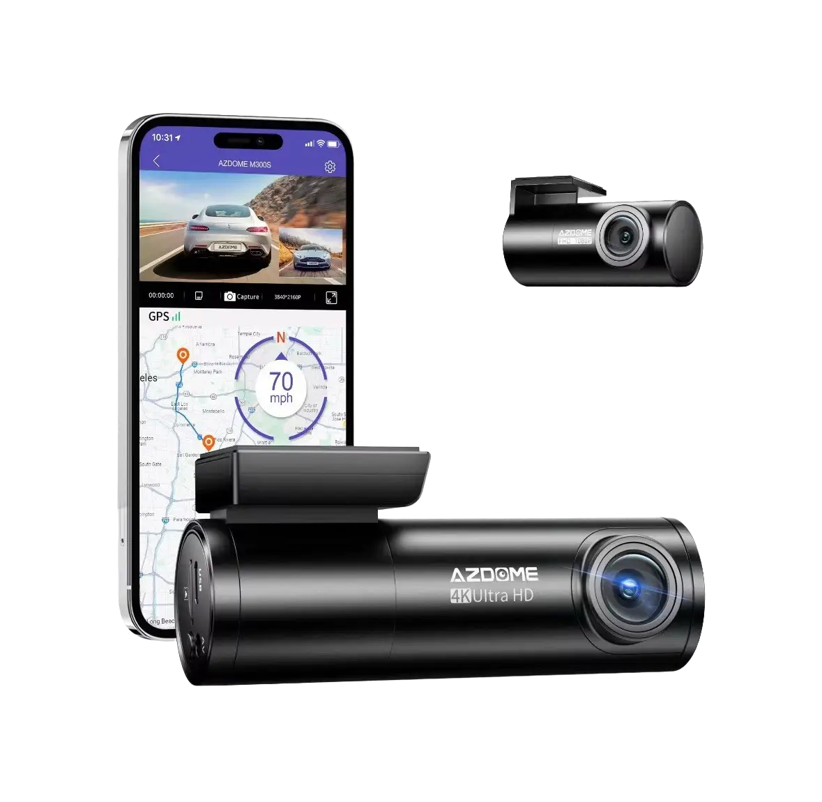 Vision Duo front and rear dash camera system