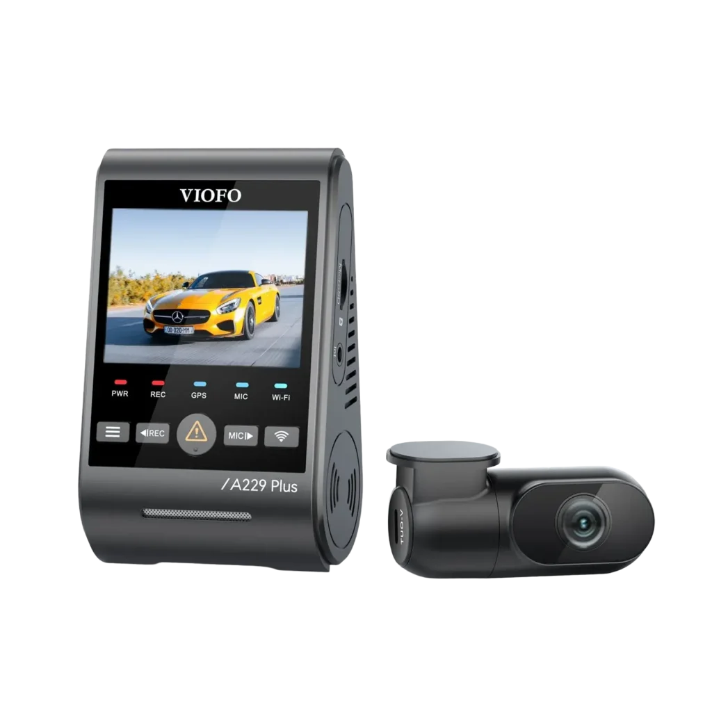 VIOFO A229 Plus 2K front and rear dash camera
